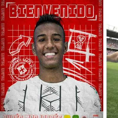 Santa Fe fichó a Ribera Manjarrés y Teófilo Gutiérrez se lo recomendó a Junior