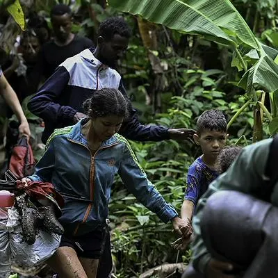 Más de 40.000 niños migrantes han cruzado este año la selva del Darién