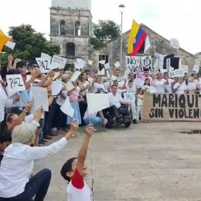 Marcha en Tolima en rechazo a los masivos homicidios