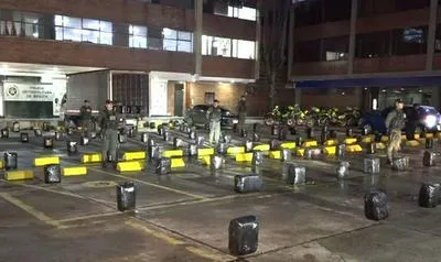 700 kilos de marihuana, que estaban listos para vender en Bogotá