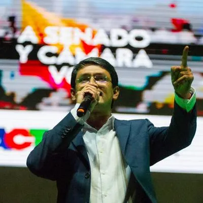 Camilo Romero, candidato del Pacto Histórico para la alcaldía de Bogotá. Hubo enojo dentro de la colectividad
