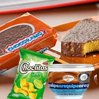 Chocoramo, Choclitos, arequipe otros productos que la mayoría de colombianos fuera del país extraña, pero que difícilmente consigue. 