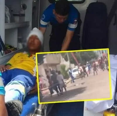 Operario de Air-e, víctima de descarga de rabia de usuario, recibió batazo en la cabeza