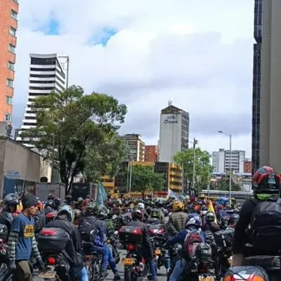 ATENCIÓN: Bloqueos en Bogotá por motociclistas este viernes 14 de julio