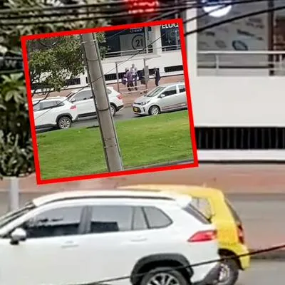 [Video] Ladrones se tomaron avenida principal en norte de Bogotá y atracaron a ciudadanos