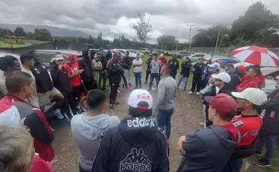 Barra brava de Independiente Santa Fe.