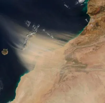 Llega la segunda nube de polvo del Sahara a la península de Yucatán