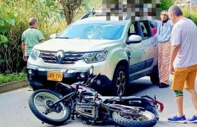 Foto de accidente de tránsito en Ibagué.
