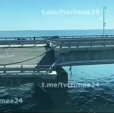 Puente de Crimea: ataque deja 2 muertos en medio de invasión de Rusia a Ucrania
