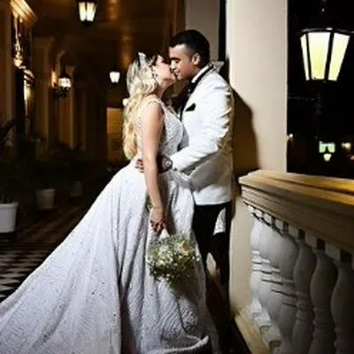 Así fue la romántica boda de Luis Mariano, hijo de Diomedes Díaz, en un lujoso hotel de Barranquilla. Otros hijos del 'Cacique' también asistieron.