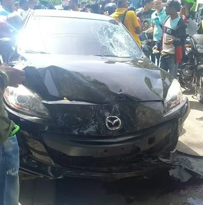 Accidente de tránsito: camioneta arrolló a anciano en bicicleta, en Valledupar