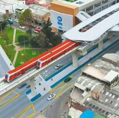 Render de la primera línea del metro de Bogotá, cuya construcción no está clara en costos, según el ministro de Hacienda