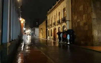 La Candelaria en Bogotá. En relación con el tour de fantasmas.
