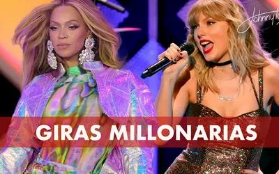 Beyoncé y Taylor Swift:. En relación con sus millonarias giras
