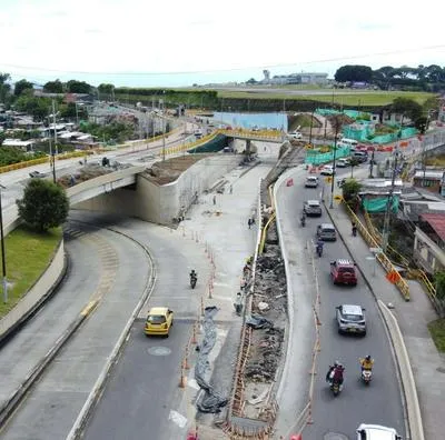 Después de 20 meses de obra, se abrirá el paso al intercambiador vial de la vía que conduce al Aeropuerto Internacional Matecaña en Pereira.