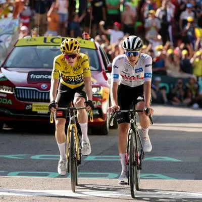Vingegaard le gana por mucho a Pogacar en el Tour de Francia 2023.