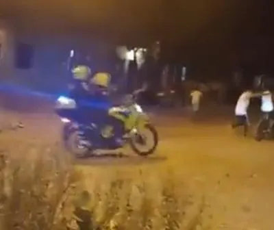 Captura de video de persecución a ladrón en Valledupar.