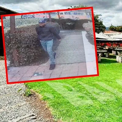 Aparecen primeras imágenes de sicarios que mataron a una persona en restaurante de Cota