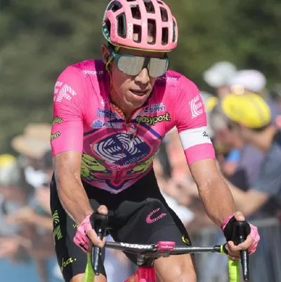 PLANCHE DES BELLES FILLES, FRANCE - JULY 8: Rigoberto Uran of Colombia and EF Education - Easypost during the 109th Tour de France 2022, Stage 7 a 176,3 km stage from Tomblaine to La Super Planche des Belles Filles / #TDF2022 / #WorldTour / on July 8, 2022 in Planche des Belles Filles, France. (Photo by Jean Catuffe/Getty Images)