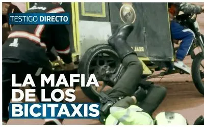 Bicitaxis Bogotá. En relación con el uso de motores robados.