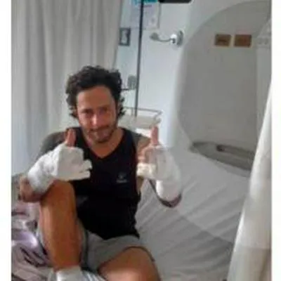 Cristian Castaño, apneista colombiano, quien fue atacado por un tiburón en San Andrés y sobrevivió