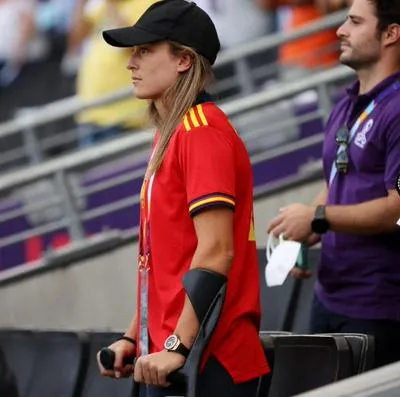 Alexia Putellas, dos veces Balón de Oro y figura de la Selección de España, se perdería el Mundial femenino por lesión de ligamentos.