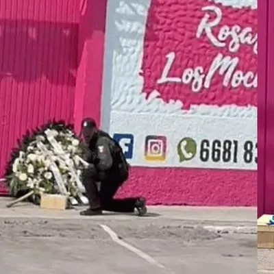 En un barrio de Sinaloa, en México, autoridades hicieron un macabro hallazgo dentro de una caja de regalo, acompañada de flores fúnebres.