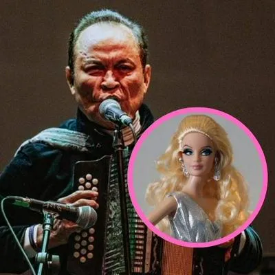 Alfredo Gutiérrez toca la canción de Barbie en acordeón por estreno de película