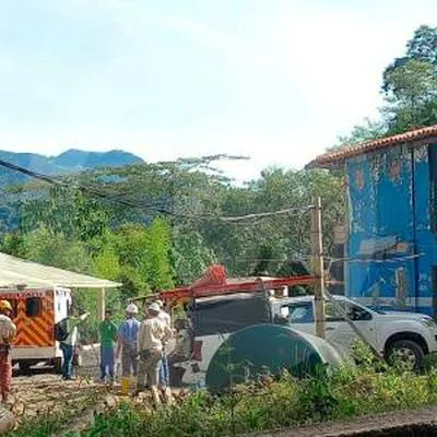 Mina en Amagá, Antioquia, donde 6 mineros quedaron atrapados luego de una inundación