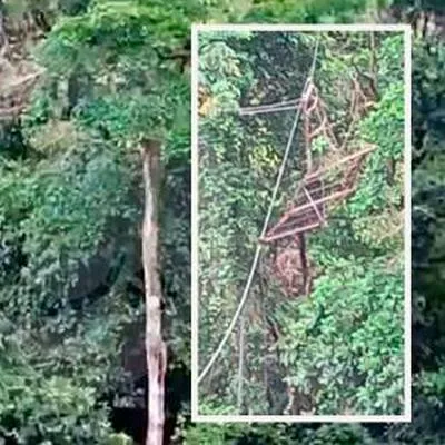 En Dabeiba, Antioquia, una garrucha con ocho pasajeros se desplomó y causó la muerte de cinco ocupantes, un lesionado y un desaparecido, según un testigo, esta se cayó por sobrecupo.