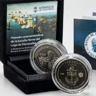 Así es la moneda de $ 10.000 para conmemorar la creación de la Armada Nacional