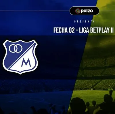 Transmisión de Millonarios vs. Pereira por la Liga BetPlay II-2023.