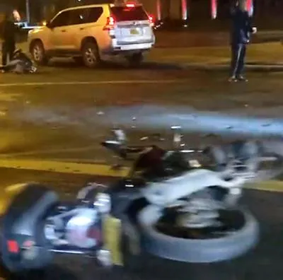 Accidente de motos hoy lunes 21 de julio en la carrera séptima