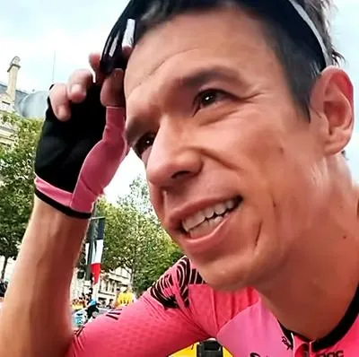 Rigoberto Urán. que acabó el Tour de Francia diciendo que le clavarían "el cuchillo"