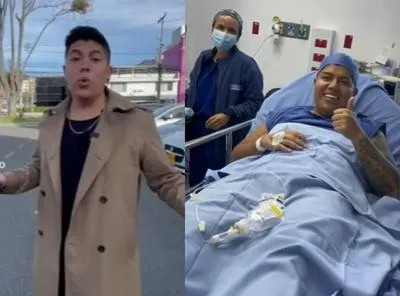 Sebastián Moreno se sometió a drástica cirugía.