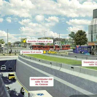 La Empresa Metro de Bogotá (EMB) anunció este lunes que la avenida Caracas tendrá varios cierres por obras para el metro de Bogotá.