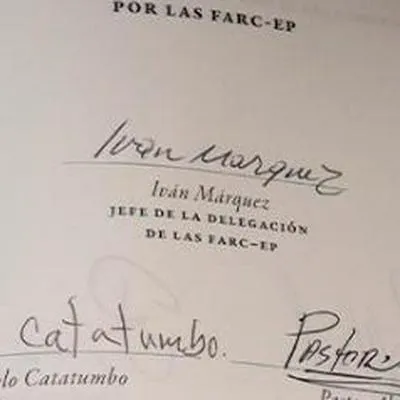 Carta firmada por Iván Márquez donde se quería ratificar que estaba vivo le habría salido mal ya que sus firmas no coinciden.