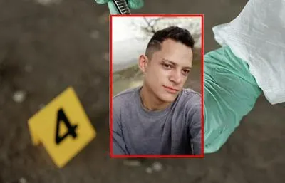 Escena del crimen y foto del joven que perdió la vida en riña de Tolima.