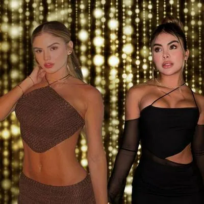 Laura Sánchez y Valeria Duque, modelos colombianas que relacionan con Rauw Alejandro.
