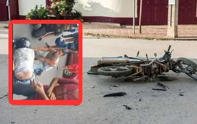 foto de accidente. En relación con heridos de Ibagué.