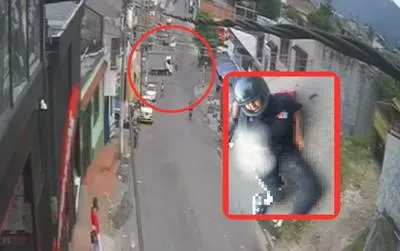 Captura de vidoe de accidente de tránsito en Ibagué