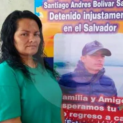 Santiago Andrés Bolívar Salazar es del Huila y está detenido desde el 22 de mayo en El Salvador