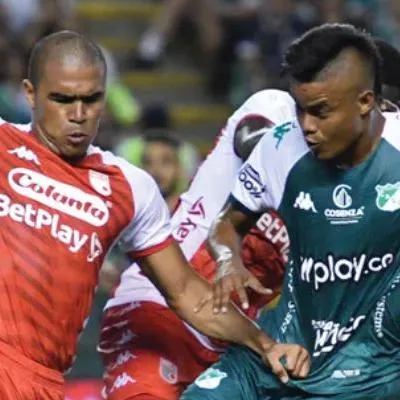 Disputa del Deportivo Cali vs. Independiente Santa Fe por Copa Betplay