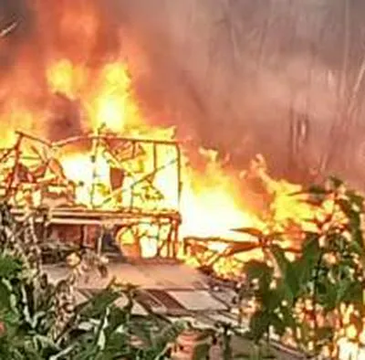 Incendio en viviendas de Armenia causaron pánico en la comunidad del sector