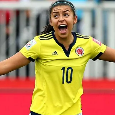 Foto de Yoreli Rincón, en nota de que la jugadora publicó sobre Selección Colombia ante Alemania en Mundial Femenino