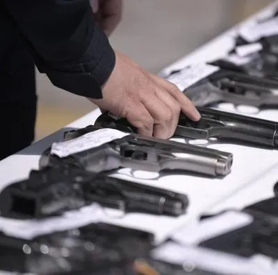 Armas. En relación con autoridades incautan más de 60 armas durante este fin de semana en Bogotá