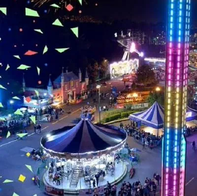 Parque Salitre Mágico de Bogotá, que en agosto estrenará su nueva montaña rusa