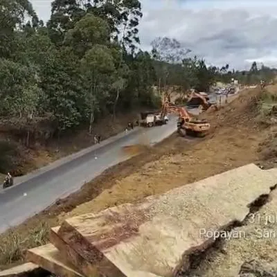 Vía Panamericana. En relación con bloqueos en la zona.