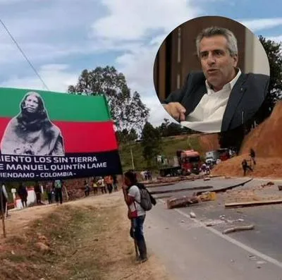 Ministros no llegaron al Cauca para diálogo con indígenas que bloquean la Panamericana.