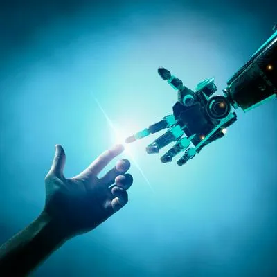 Inteligencia artificial que crea contenido para empresas.
